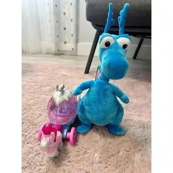 Disney Store Blue Doc McStuffin Dragon Stuffy Animal Soft Plush Stuffed Toy‎ - Picture 1 of 5